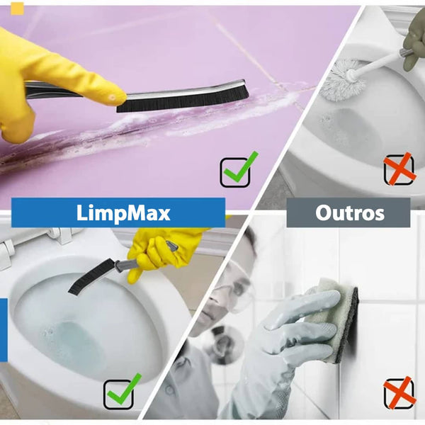 Escova LimpMax - Tenha Cantos Impecáveis e Brilhantes | ⚡Promoção⚡